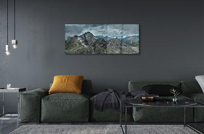 Stiklo paveikslas Uolų kalnai