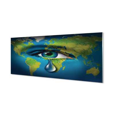 Stiklo paveikslas Ašarų akių žemėlapis