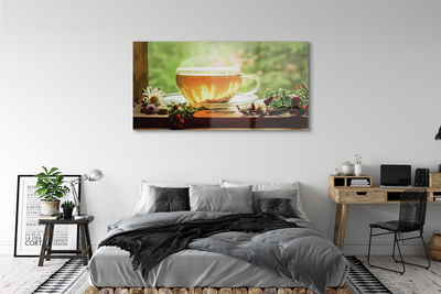 Stiklo paveikslas Karšta žolelių arbata