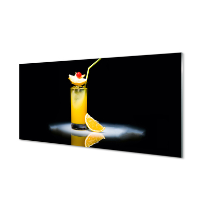 Stiklo paveikslas Apelsinų kokteilis