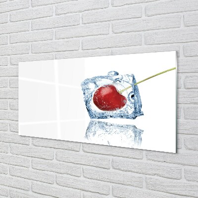 Stiklo paveikslas Vyšnių ledo kubelis