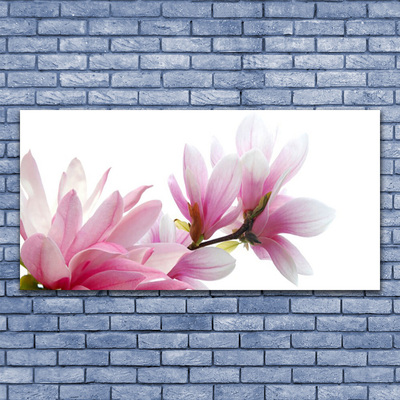 Stiklo paveikslas Magnolijos gėlė
