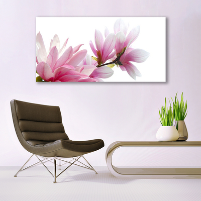 Stiklo paveikslas Magnolijos gėlė
