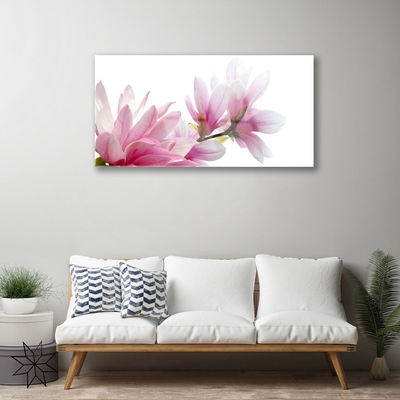 Stiklo paveikslas Magnolijos gėlė