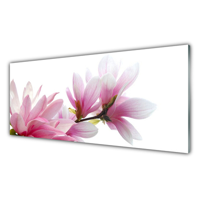 Stiklo paveikslas Magnolijos gėlė