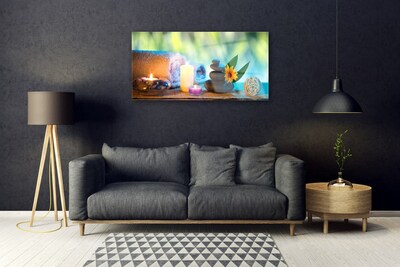Stiklo paveikslas Žvakės Rankšluostis Art
