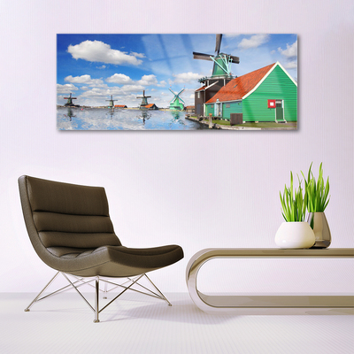 Stiklo paveikslas Namo architektūra