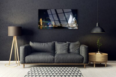Stiklo paveikslas Sidnėjaus tilto architektūra