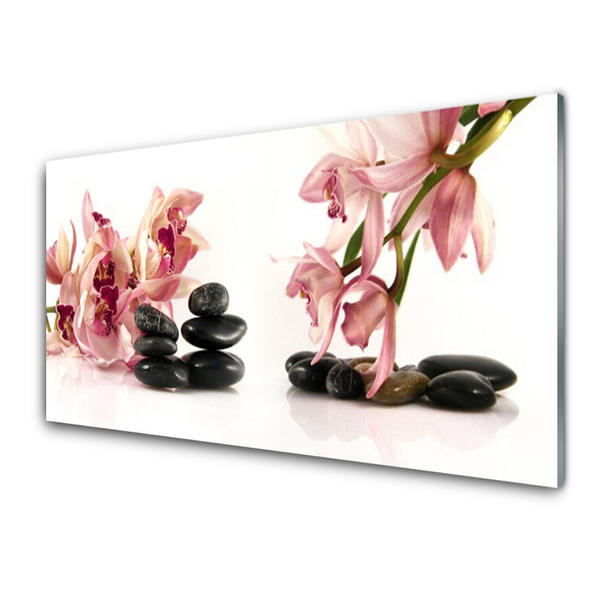 Stiklo paveikslas Gėlių SPA Zen Art