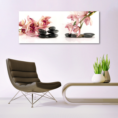 Stiklo paveikslas Gėlių SPA Zen Art