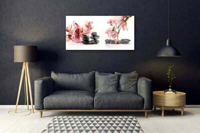 Stiklo paveikslas Gėlių SPA Zen Art