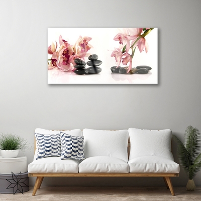 Stiklo paveikslas Gėlių SPA Zen Art