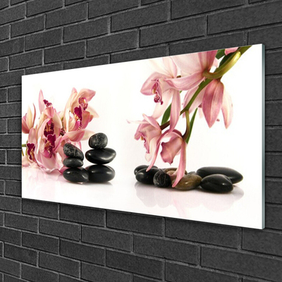 Stiklo paveikslas Gėlių SPA Zen Art