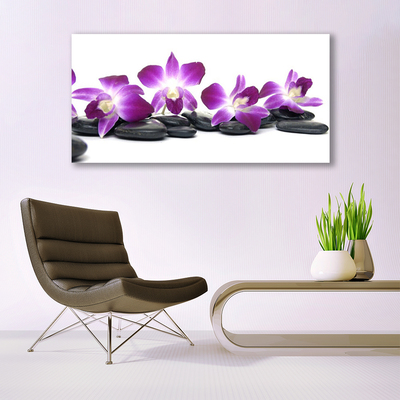 Paveikslas ant stiklo SPA Orchidėjų gėlė