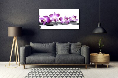 Paveikslas ant stiklo SPA Orchidėjų gėlė