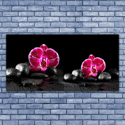 Stiklo paveikslas Orchidėja kambariui