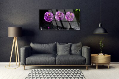 Stiklo paveikslas SPA žvakė Art