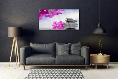 Stiklo paveikslas Gėlės Orchidėjų augalas