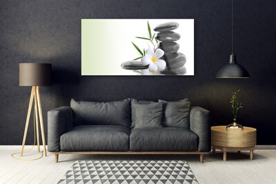 Stiklo paveikslas Gėlių akmenys Art