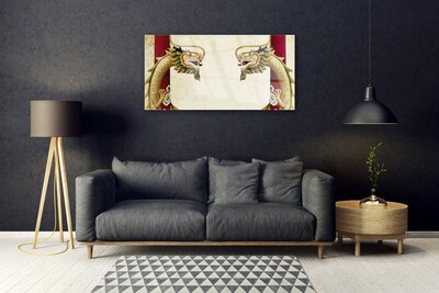 Stiklo paveikslas Drakonas Art