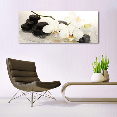 Stiklo paveikslas Gėlė Graži orchidėja
