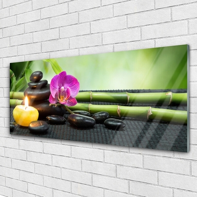 Stiklo paveikslas Bamboo Flower Zen SPA