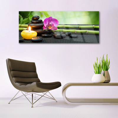 Stiklo paveikslas Bamboo Flower Zen SPA