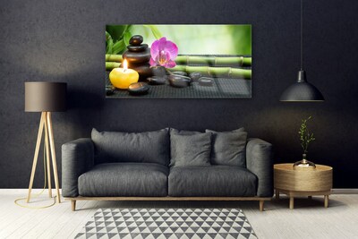 Stiklo paveikslas Bamboo Flower Zen SPA