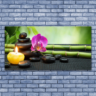Stiklo paveikslas Bamboo Flower Zen SPA