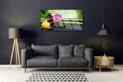 Stiklo paveikslas Bamboo Flower Zen SPA