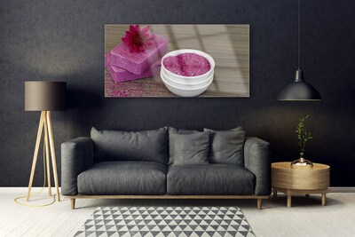 Stiklo paveikslas Smėlio muilas Art