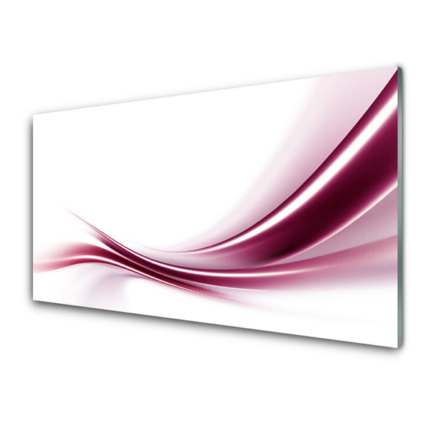 Stiklo paveikslas Abstract Waves Menas Menas