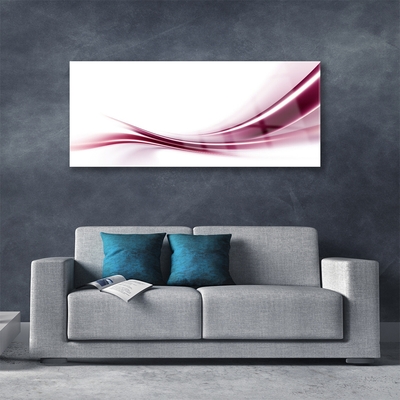 Stiklo paveikslas Abstract Waves Menas Menas