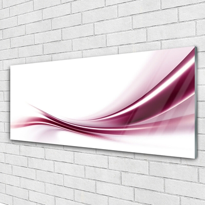 Stiklo paveikslas Abstract Waves Menas Menas