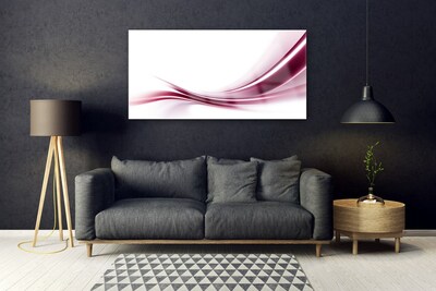 Stiklo paveikslas Abstract Waves Menas Menas