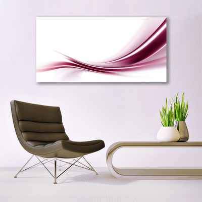 Stiklo paveikslas Abstract Waves Menas Menas