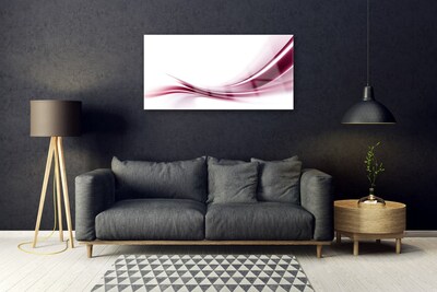 Stiklo paveikslas Abstract Waves Menas Menas