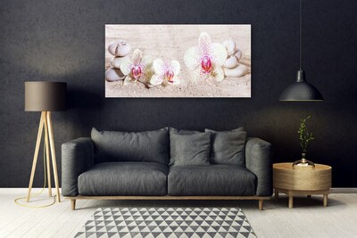 Stiklo paveikslas Orchidėjų smėlis