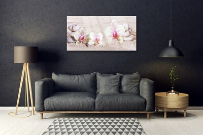 Stiklo paveikslas Orchidėjų smėlis