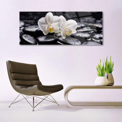 Stiklo paveikslas Zen White Orchid SPA