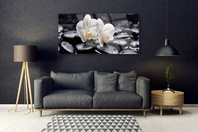 Stiklo paveikslas Zen White Orchid SPA