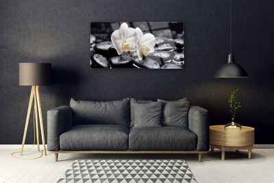 Stiklo paveikslas Zen White Orchid SPA