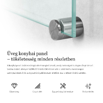 Virtuvės stiklo plokštė permatoma