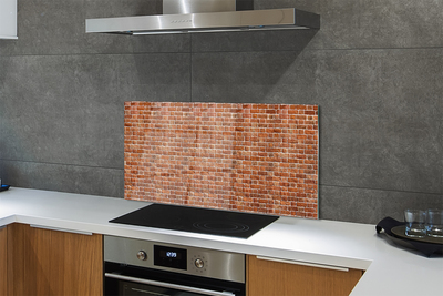 Virtuvės sieninės plokštė Vintažinė plytų siena