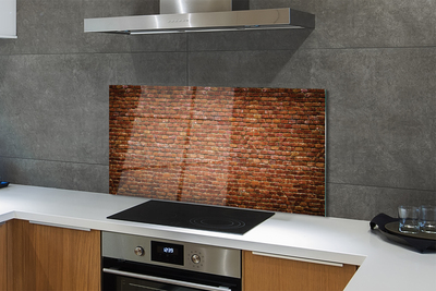 Virtuvės sieninės plokštė Vintažinė plytų siena