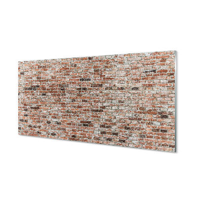 Virtuvės sienos plokštė Vintažinė plytų siena