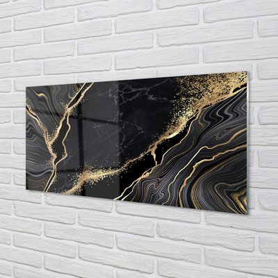 Virtuvės sieninės plokštė Marmuro akmens abstrakcija