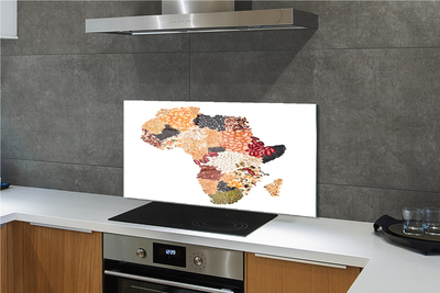 Virtuvės sieninės plokštė Prieskonių žemėlapis