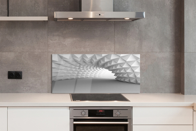 Virtuvės sienos plokštė Tunelis su 3D kūgiais