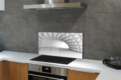 Virtuvės sienos plokštė Tunelis su 3D kūgiais